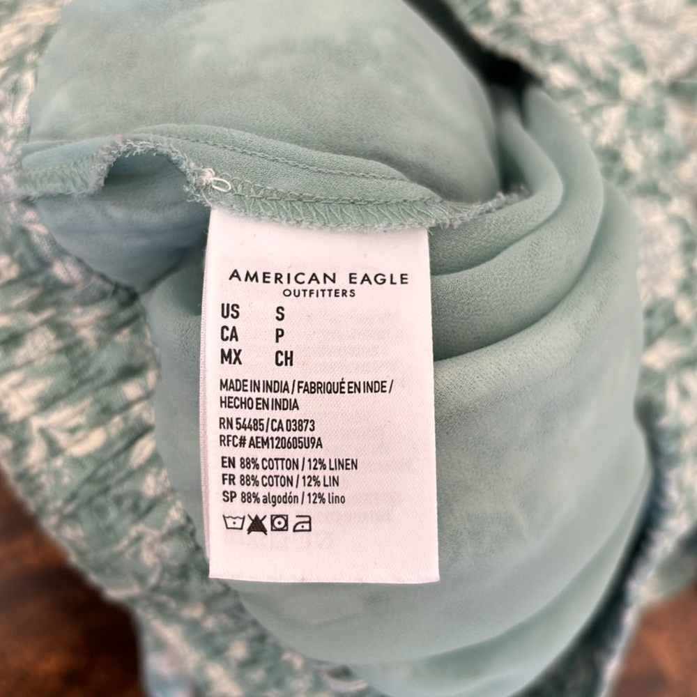 American Eagle linen blend mini skirt. - Picture 4 of 4